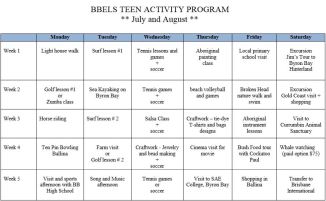 Teen Activity Program